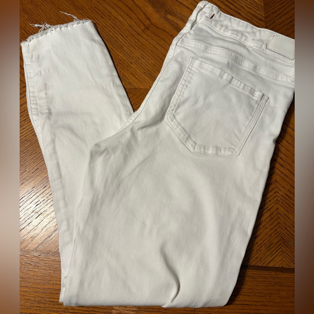 Dear John Women's Giselle high waist skinny fray ankle Jeans size 28